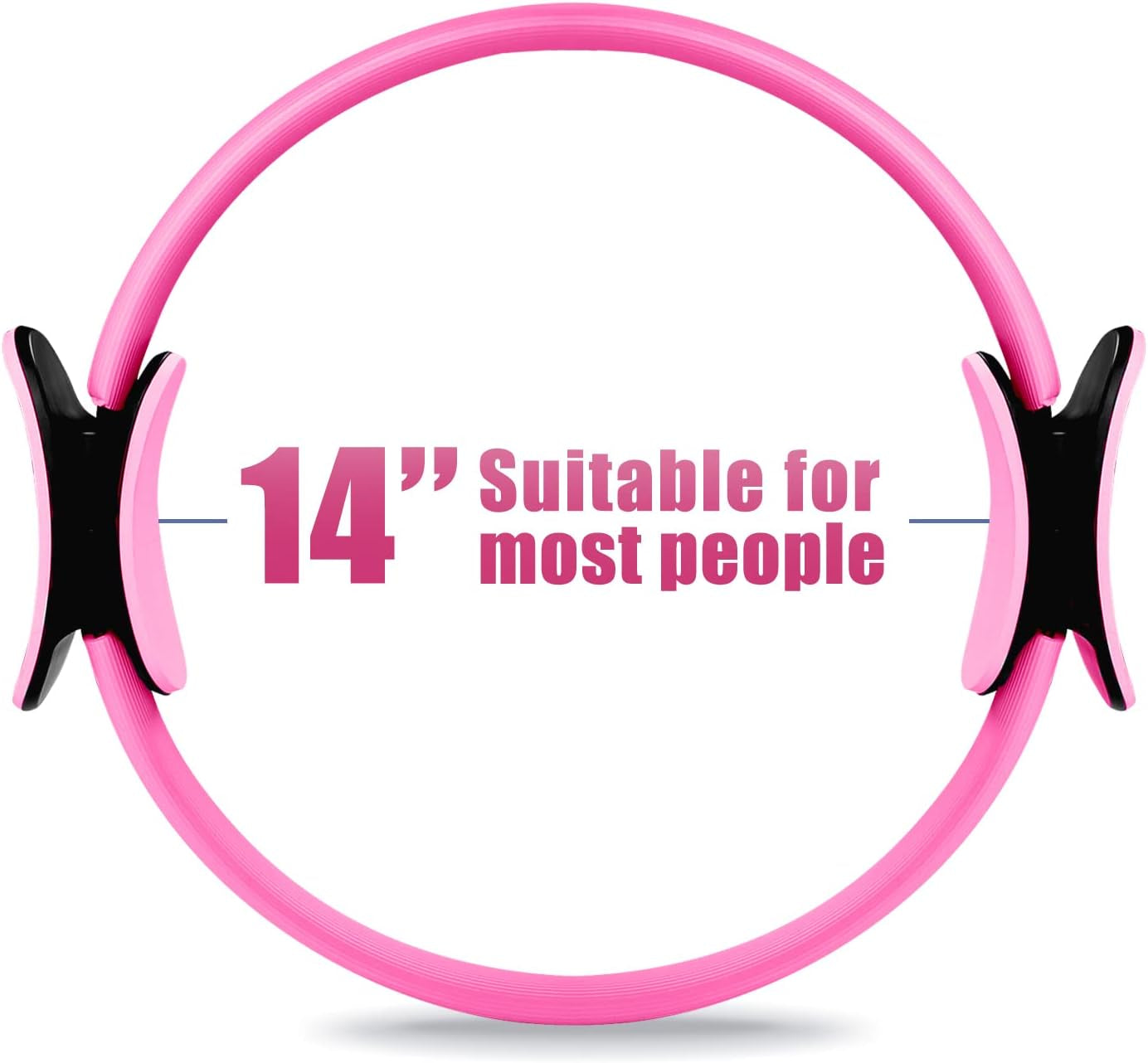 Ritfit Pilates Ring Circle - 14 Inch Magic Fitness Circle for Toning Inner & Out
