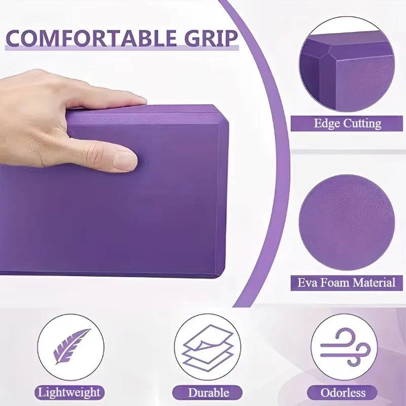 Dance Yoga Blocks Gym Foam Brick Pilates Training Exercise Fitness Bolster Pillow Cushion Stretching Body Shaping Building Cubes