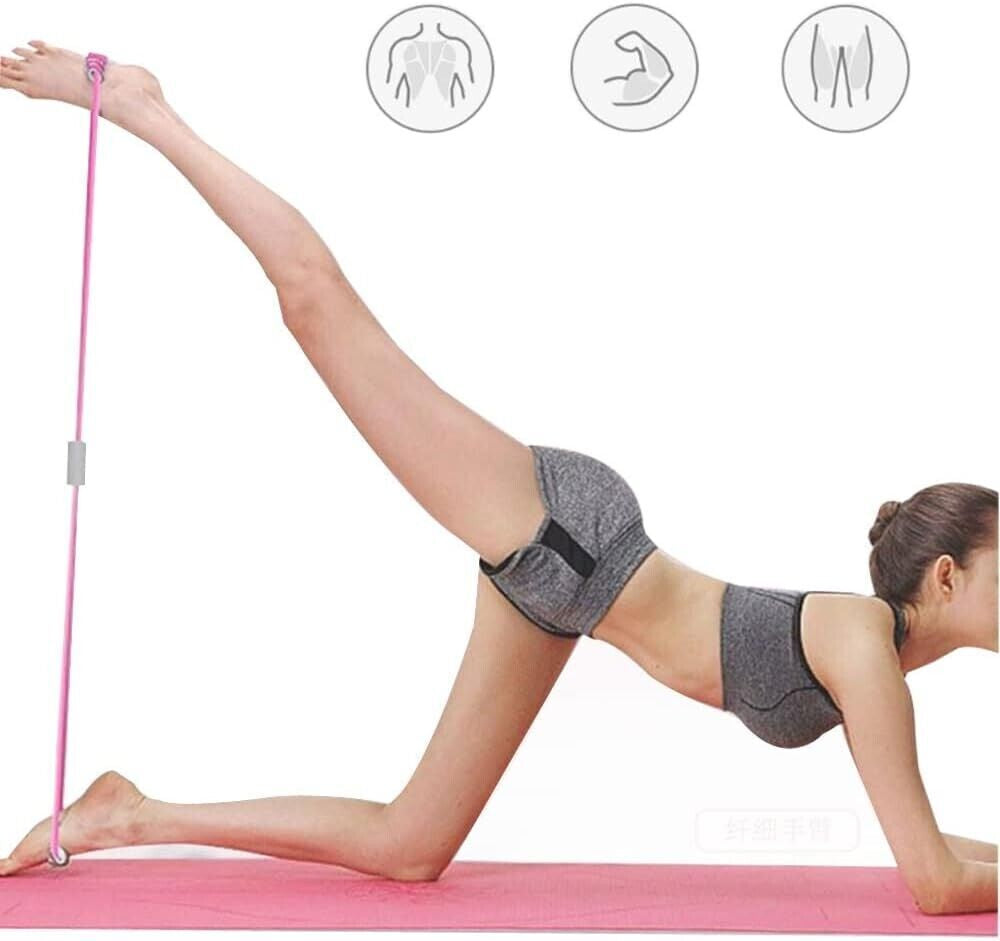 Fitness Figure 8 Yoga Pulling Rope Resistance Band & Arm Resistance Bands Workou