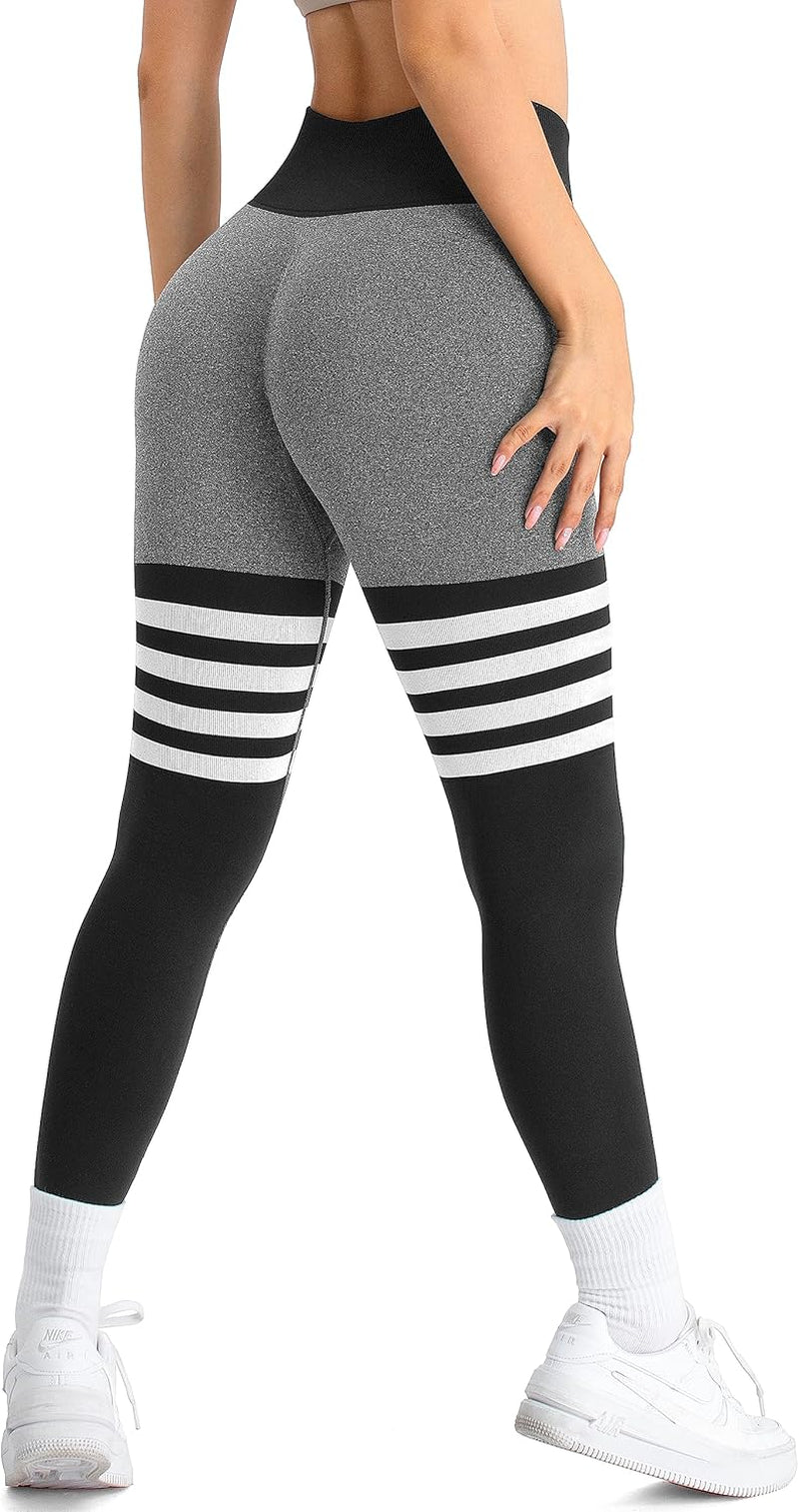 Seamless Workout Leggings for Women Scrunch Butt Lifting Leggings Booty High Waisted Yoga Pants