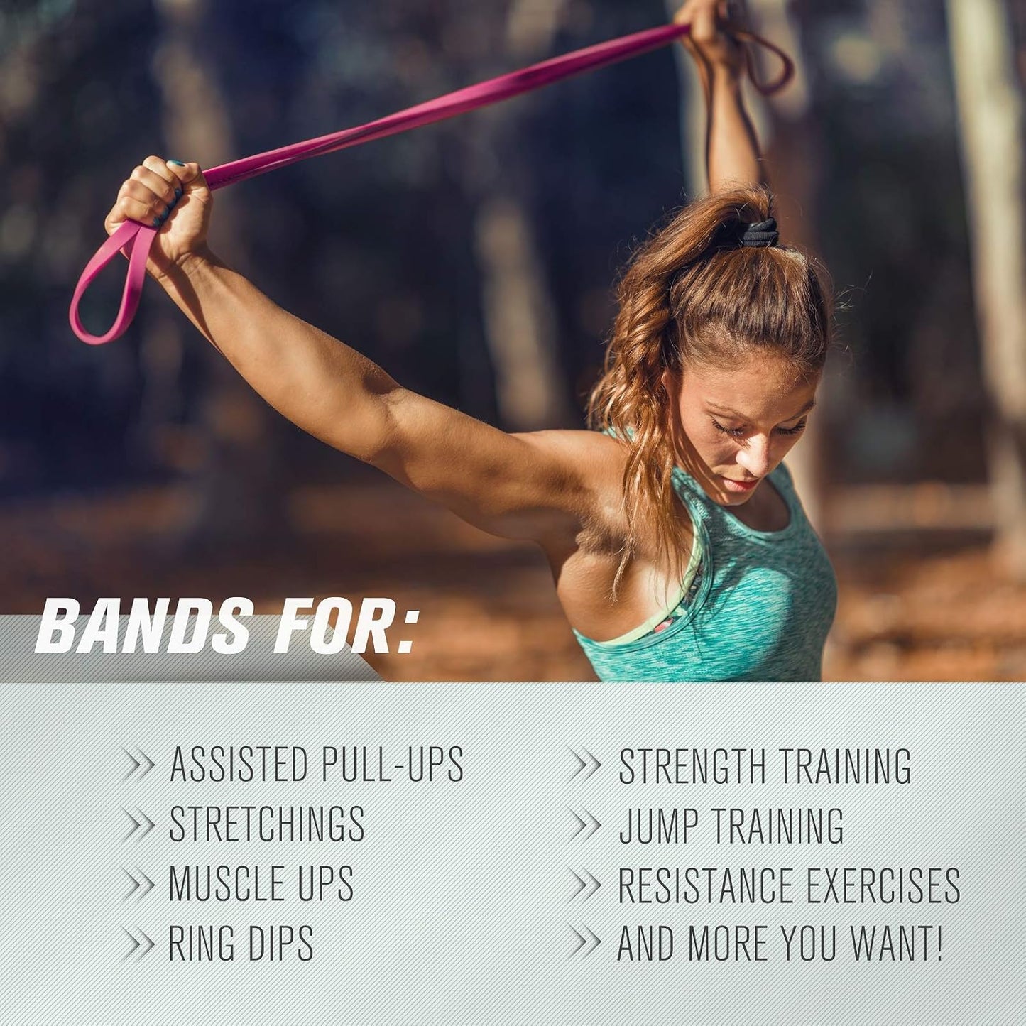 Pull up Assist Band - Premium Resistance Band for Pull up Assistance, Resistance Training, Body Stretching, Powerlifting, Mobility Training