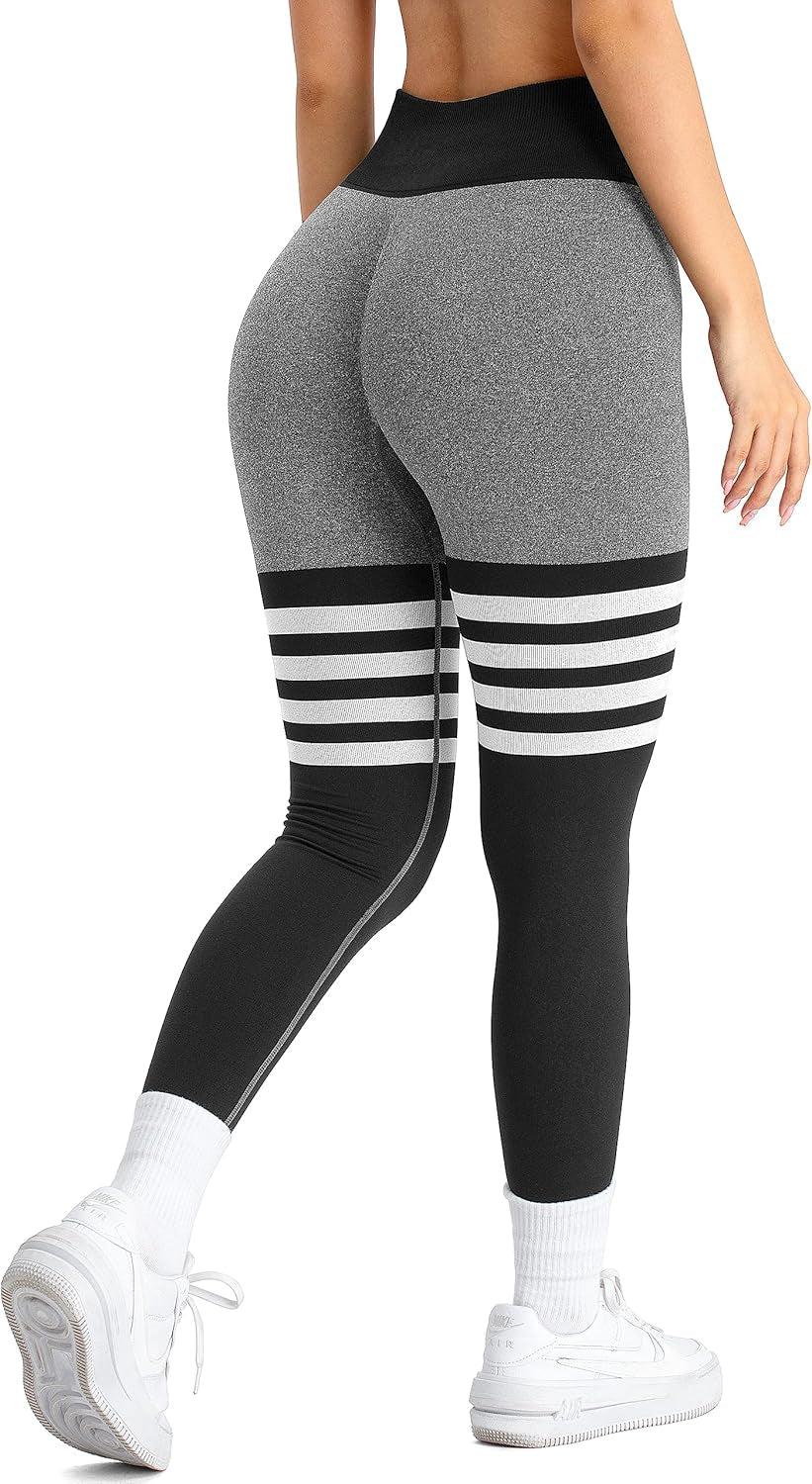 Seamless Workout Leggings for Women Scrunch Butt Lifting Leggings Booty High Waisted Yoga Pants