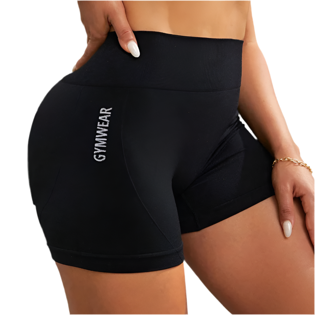 Women High Waist Workout Shorts Yoga Short Pant