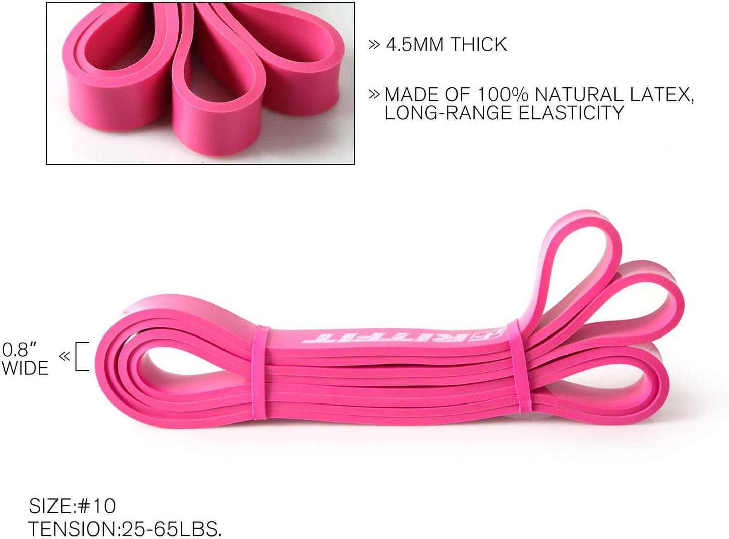 Pull up Assist Band - Premium Resistance Band for Pull up Assistance, Resistance Training, Body Stretching, Powerlifting, Mobility Training