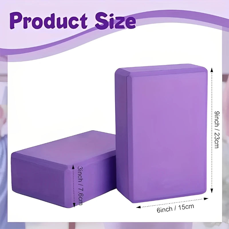 Dance Yoga Blocks Gym Foam Brick Pilates Training Exercise Fitness Bolster Pillow Cushion Stretching Body Shaping Building Cubes