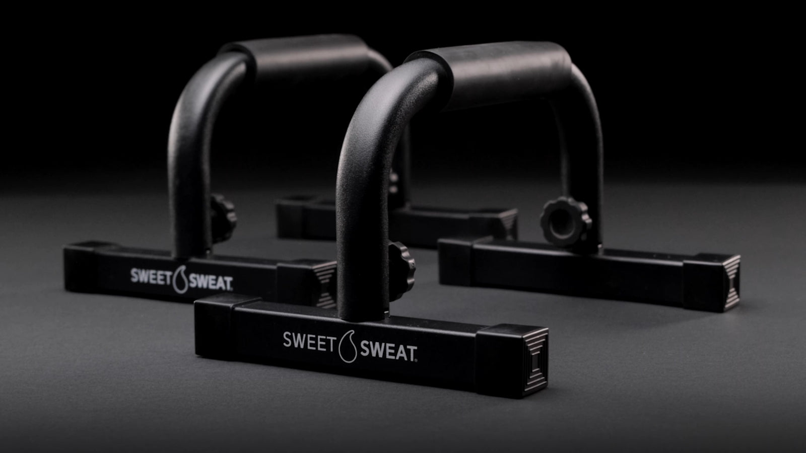 Sweet Sweat Comfort Grip Push up Bars - Floor Stand Pushup Bar Handles