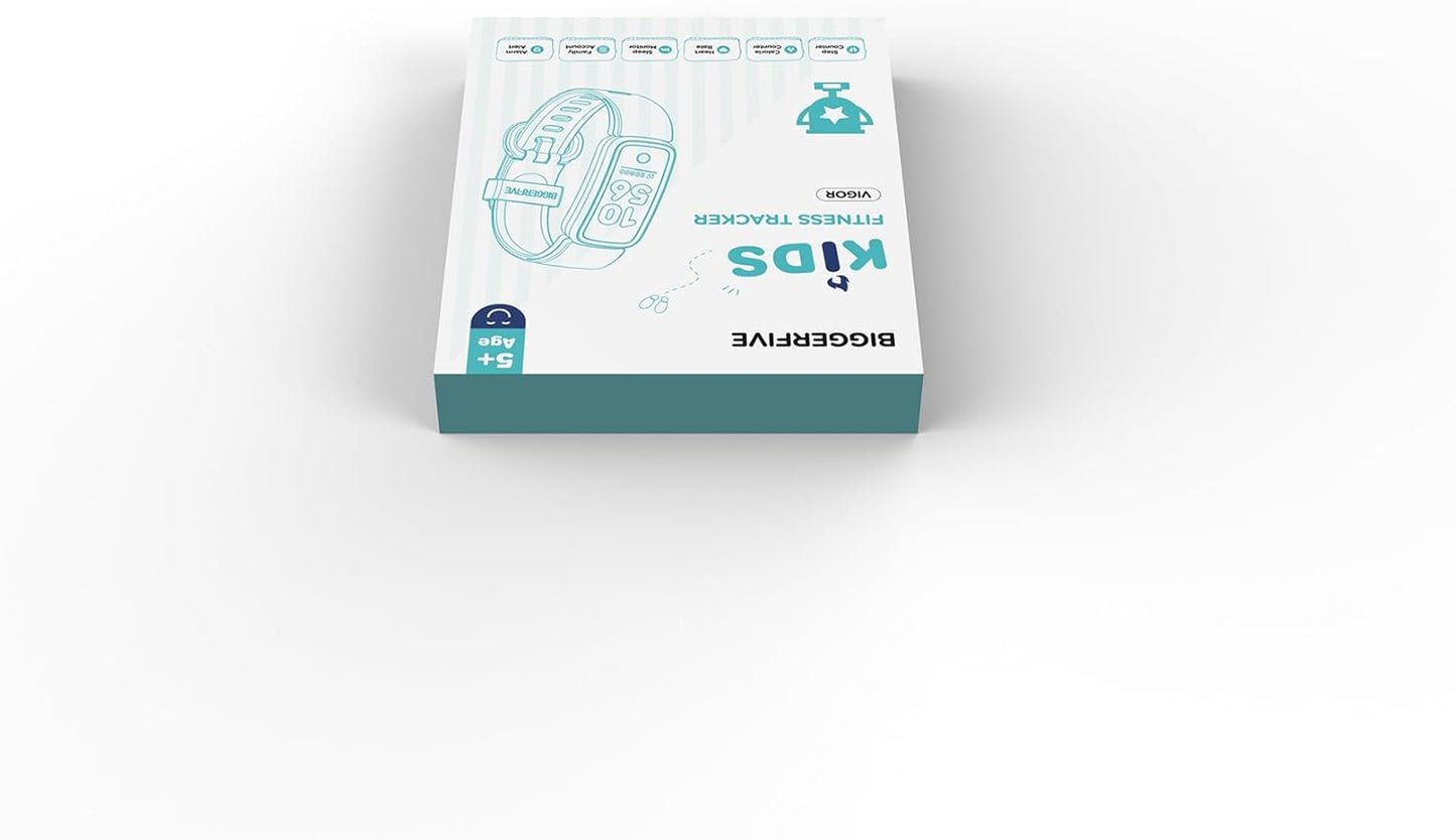 Vigor Kids Fitness Tracker for Girls & Boys Ages 5-15, Kids Watch with IP68 Waterproof, Pedometer, Activity Tracker with Heart Rate & Sleep Monitor, Calorie & Step Counter Watch