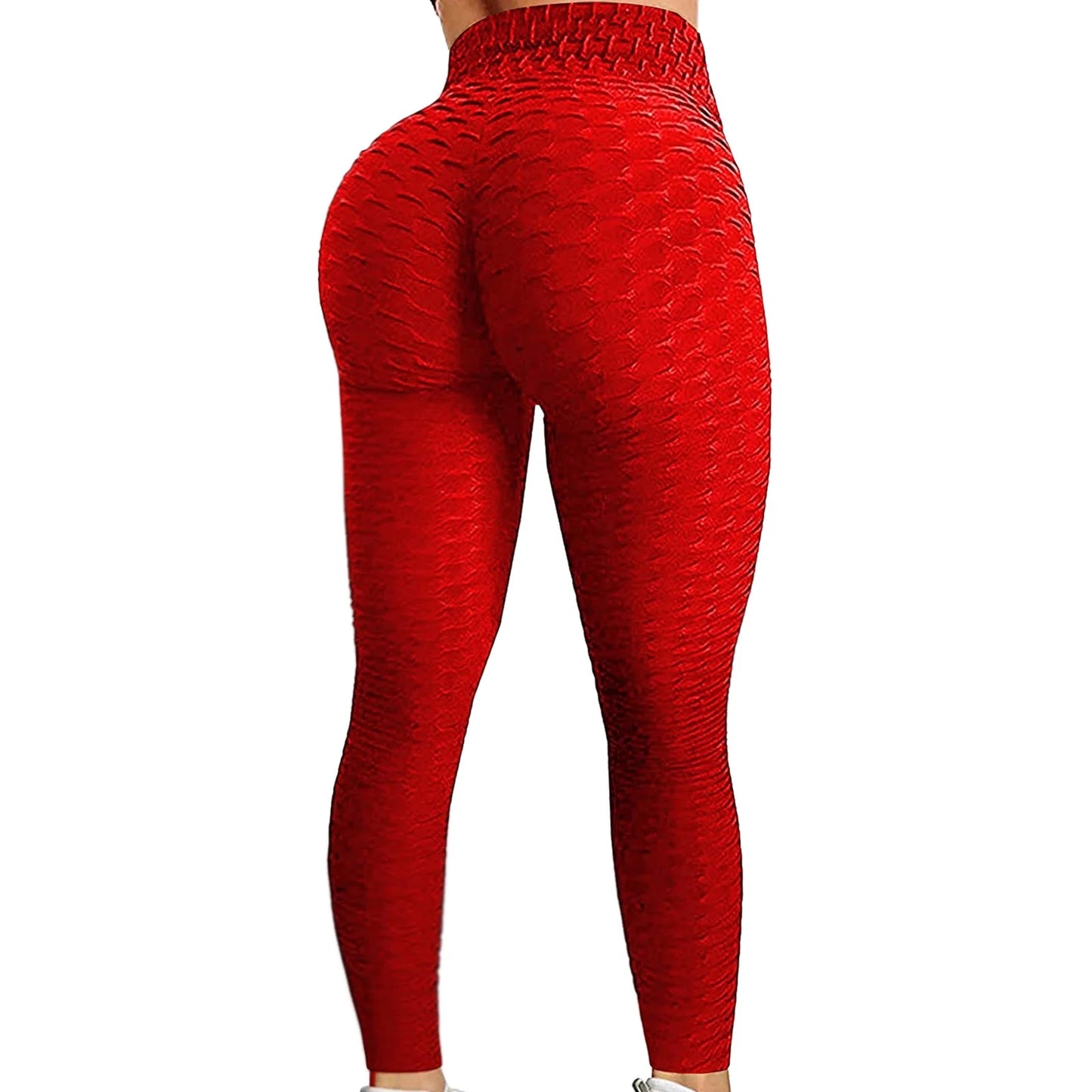 Womens High Waisted Workout Yoga Pants Seamless Butt Lifting Leggings Compression Tummy Control Stretchy Jogger Tights