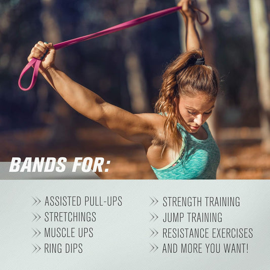 Pull up Assist Band - Premium Resistance Band for Pull up Assistance, Resistance Training, Body Stretching, Powerlifting, Mobility Training