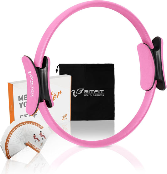Ritfit Pilates Ring Circle - 14 Inch Magic Fitness Circle for Toning Inner & Out