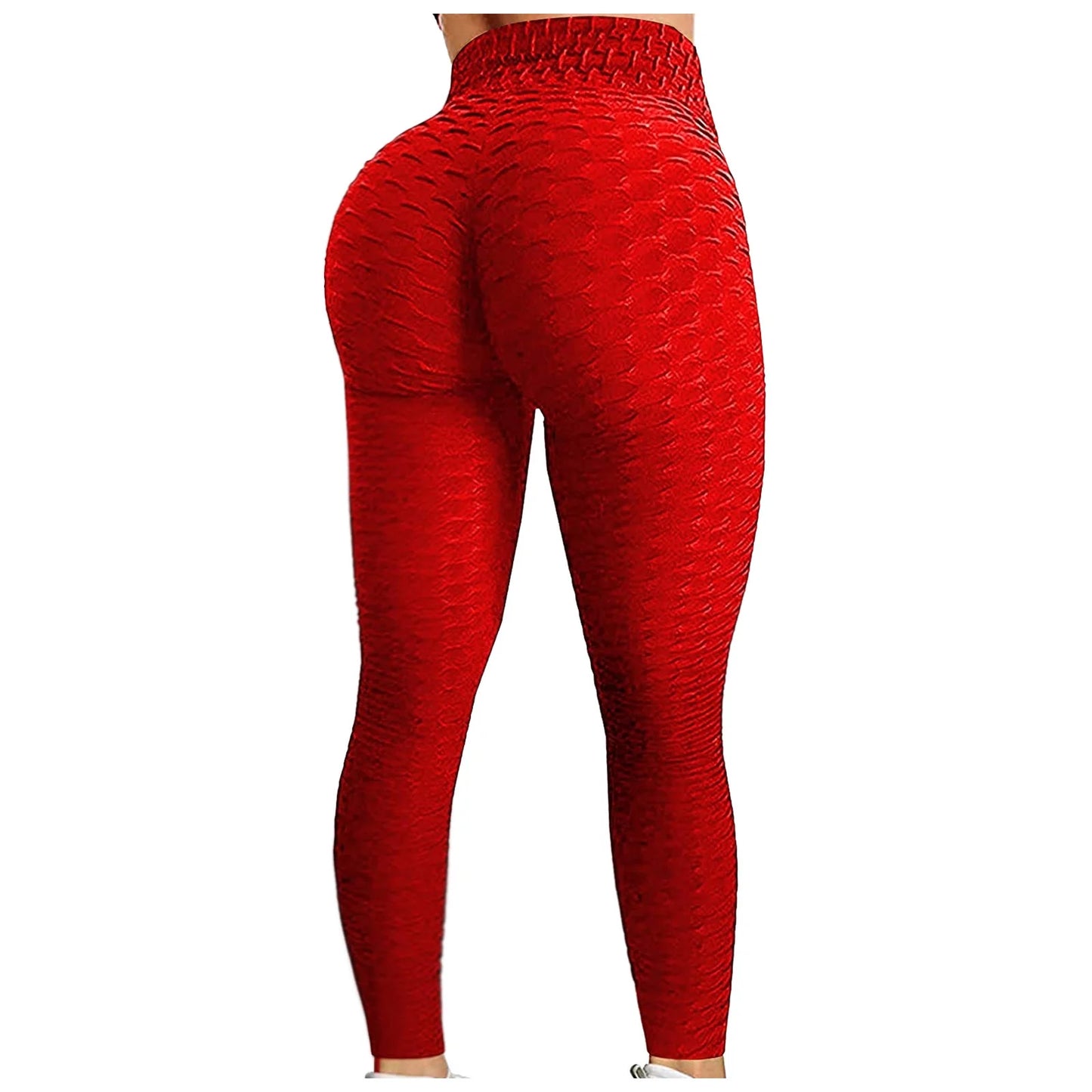 Womens High Waisted Workout Yoga Pants Seamless Butt Lifting Leggings Compression Tummy Control Stretchy Jogger Tights