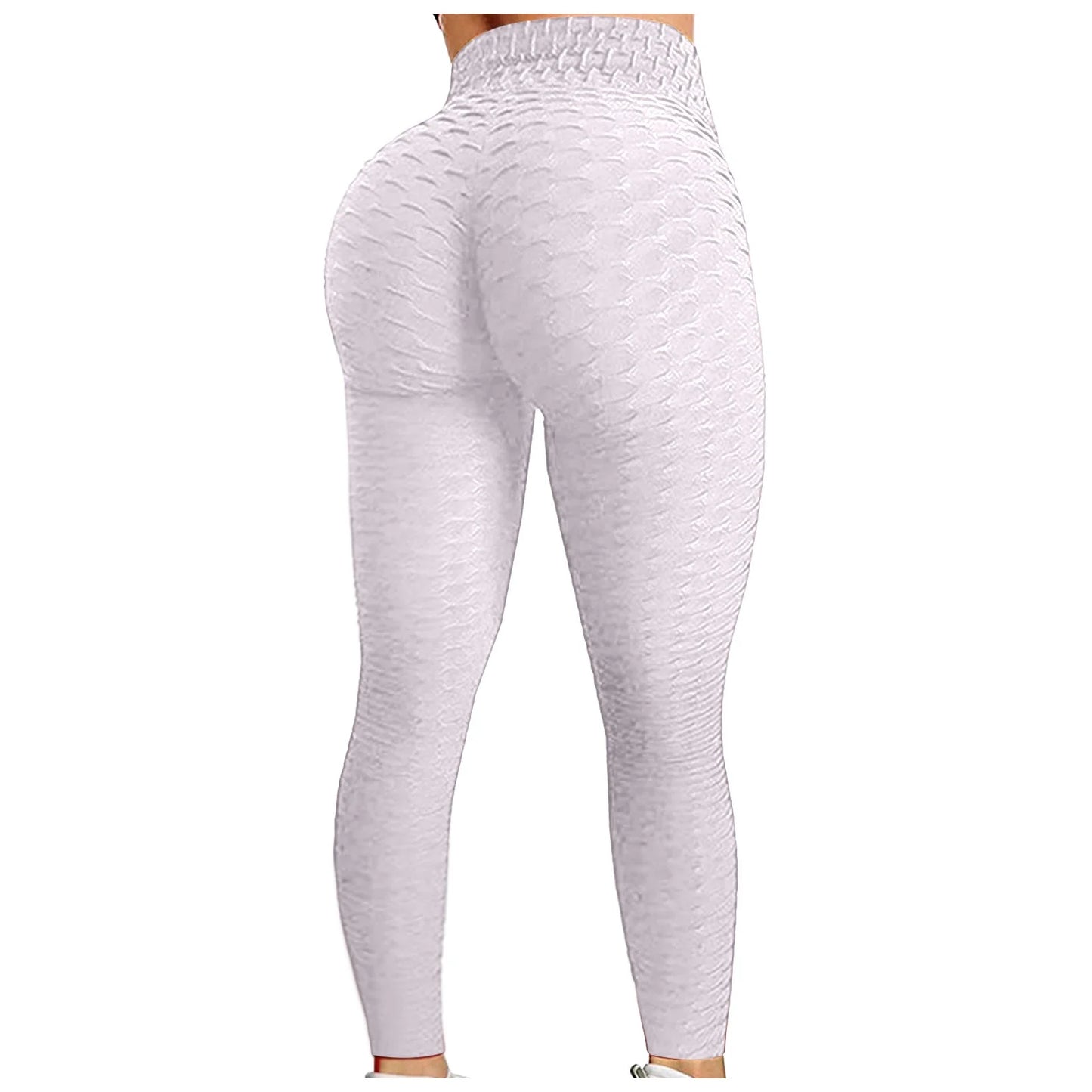 Womens High Waisted Workout Yoga Pants Seamless Butt Lifting Leggings Compression Tummy Control Stretchy Jogger Tights