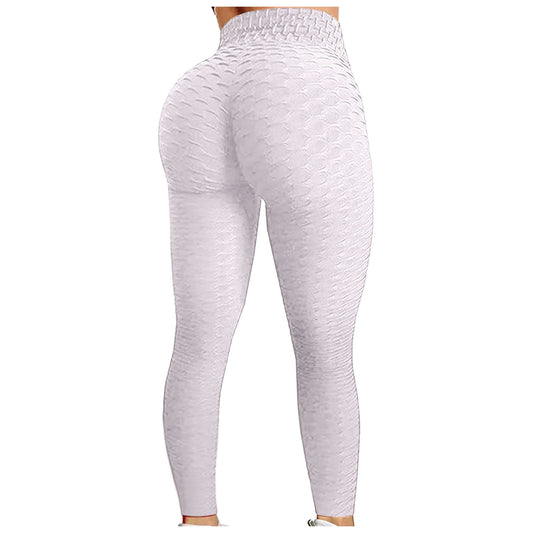 Womens High Waisted Workout Yoga Pants Seamless Butt Lifting Leggings Compression Tummy Control Stretchy Jogger Tights