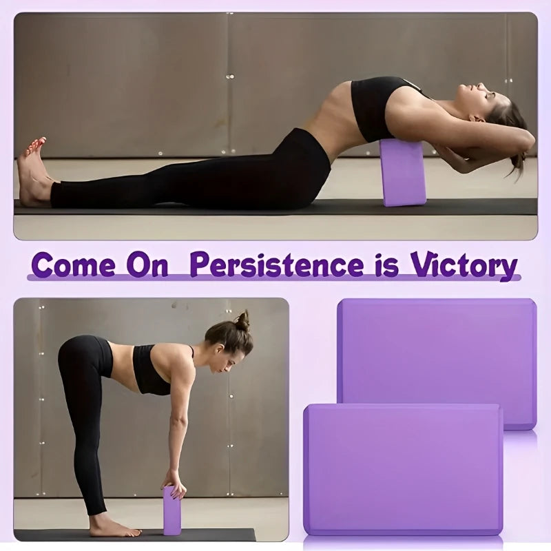 Dance Yoga Blocks Gym Foam Brick Pilates Training Exercise Fitness Bolster Pillow Cushion Stretching Body Shaping Building Cubes
