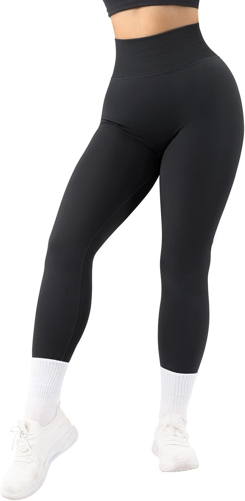Women Leopard Scrunch Butt Lifting Leggings Seamless High Waisted Yoga Pants