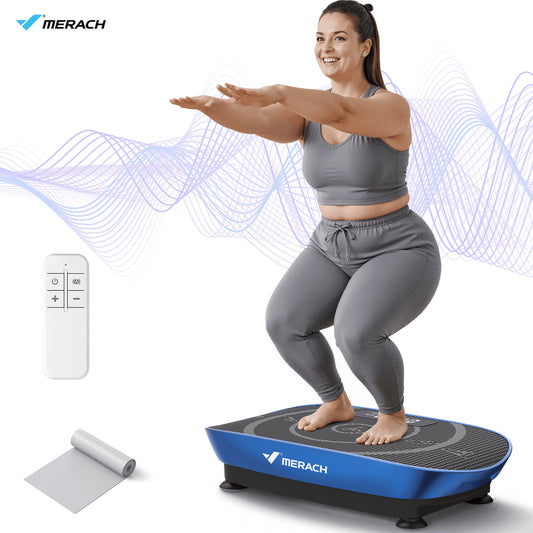 Vibration Plate Exercise Machine, Whole Body Shake Plate Exercise Machine with Remote Control