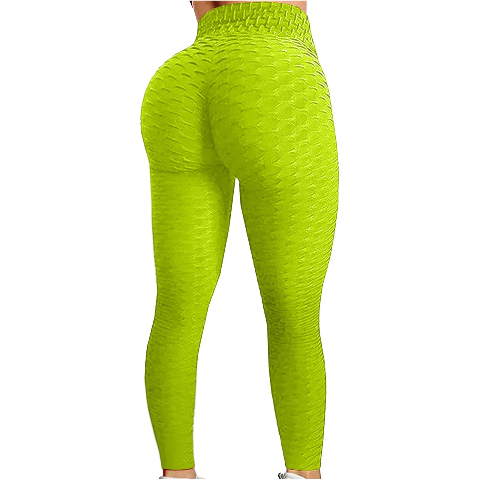 Womens High Waisted Workout Yoga Pants Seamless Butt Lifting Leggings Compression Tummy Control Stretchy Jogger Tights