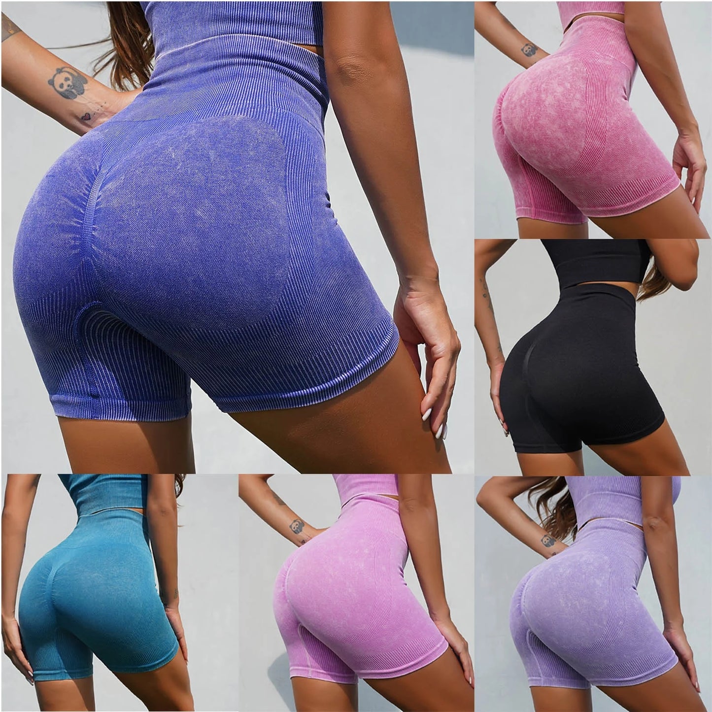 Women'S Nylon Short Leggings Stretchy High Waist Butt Lifting Breathable Quick-Dry Yoga Shorts Workout Running Gym Athletic Shorts Pink,M